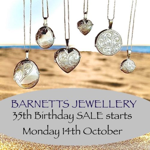 Barnetts Jewellery 35th Birthday Celebration Discount